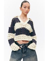Monki - Lockerer Grobstrick-Pullover - Lyst