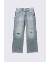 Weekday - Dynasty Low Rise Loose Wide Leg Jeans - Lyst