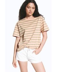 Monki - Boxy Cotton T-Shirt - Lyst