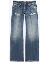 Weekday - Axis Low Rise Straight Slim Jeans - Lyst