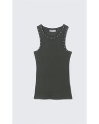 Weekday - Stud Detailed Tank Top - Lyst
