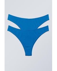 Weekday - 2-Pack Cheeky Modal Brazilian Briefs - Lyst