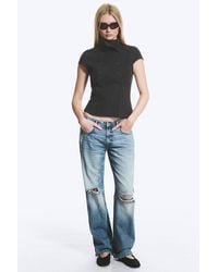 Weekday - Double Breasted Cotton Top - Lyst