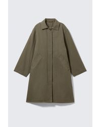 Weekday - Loose Fit Canvas Car Coat - Lyst