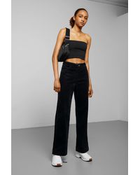Weekday Livia Cord Trousers - Black