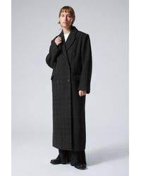 Weekday - Oversized Double-Breasted Wool-Blend Coat - Lyst