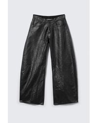Weekday - Cracked Loose Fit Barrel Leg Jeans - Lyst