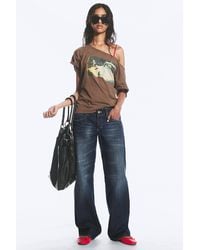 Cheap Monday - Messy Low Rise Regular Straight Jeans - Lyst