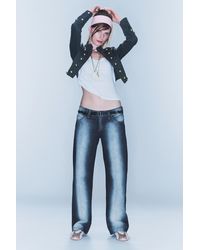 Cheap Monday - Low-Rise Straight-Leg Denim Jeans - Lyst