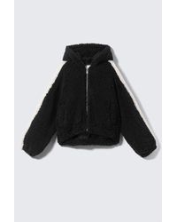 Monki - Knitted Hoodie - Lyst