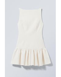 Weekday - Sleeveless Twill Mini Dress - Lyst