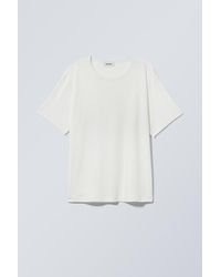 Weekday - Kastiges T-Shirt In Relaxter Passform - Lyst