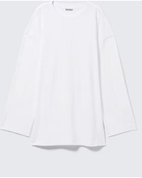 Weekday - Oversized Long-Sleeved T-Shirt Dress - Lyst