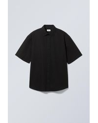 Weekday - Loose Short Sleeve Denim Shirt - Lyst