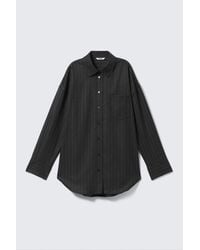 Monki - Oversized Button-Up Shirt - Lyst