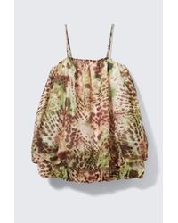 Monki - Sleeveless Balloon Mini Dress - Lyst