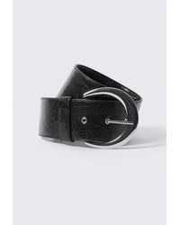 Weekday - Wide Faux Leather Belt - Lyst