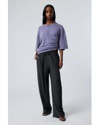 Weekday - Relaxed Linen Blend Trousers - Lyst