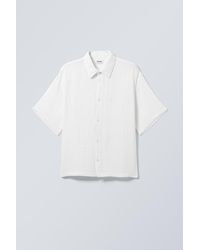 Weekday - Oversized Structured Short Sleeve Shirt - Lyst