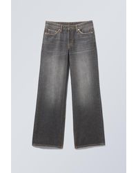 Weekday - Ample Low Rise Loose Wide Leg Jeans - Lyst