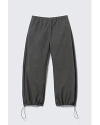 Weekday - Low Rise Loose Wide Leg Track Trousers - Lyst