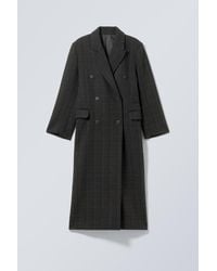 Weekday - Oversized Double-Breasted Wool-Blend Coat - Lyst