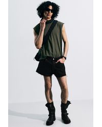Weekday - Gravity Short Mid Rise Loose Denim Shorts - Lyst
