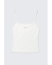 Monki - Lace Pyjama Cami Top - Lyst