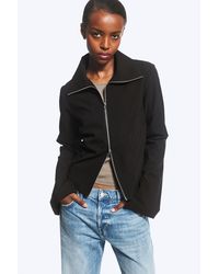 Weekday - Slim Long-Sleeved Zip Shirt - Lyst