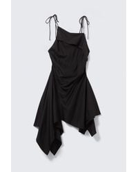 Weekday - Asymmetric Sleeveless Cowl-Neck Midi Dress - Lyst