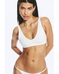 Weekday - Plunge Rib Soft Bra - Lyst