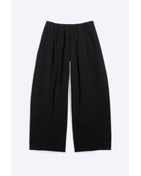 Weekday - Draped Jersey Trousers - Lyst