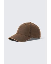 Weekday - Distressed Cotton Canvas Baseball Cap - Lyst