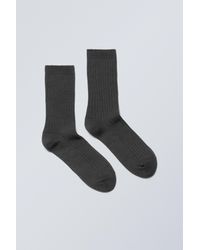 Weekday - Pond Ribbed Socks - Lyst