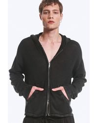 Weekday - Knitted Zip-Through Hoodie - Lyst