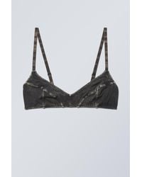 Weekday - Miley Washed Cotton Bra - Lyst