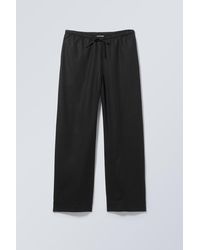 Weekday - Mia Linen Mix Trousers - Lyst