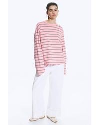 Monki - Long-Sleeved Cotton T-Shirt - Lyst
