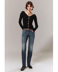 Weekday - Neptune Low Rise Slim Straight Jeans - Lyst
