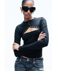 Weekday - Snap Button Bolero - Lyst