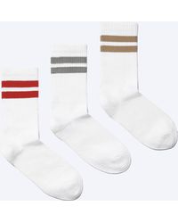 Weekday - 3-Pack Striped Sport Socks - Lyst