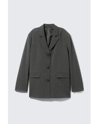 Weekday - Draped Suiting Blazer - Lyst