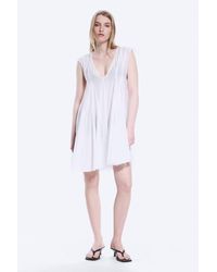 Weekday - Flowy V-Neck Mini Dress - Lyst