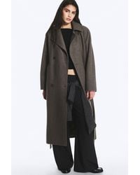 Weekday - Kia Oversized Wool-Blend Double-Breasted Coat - Lyst