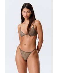 Weekday - 2-Pack Sheer Lace Tanga Thongs - Lyst