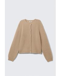 Monki - Soft Knitted Cardigan - Lyst