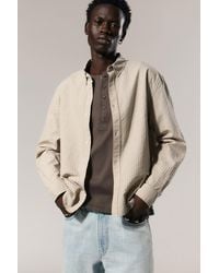 Weekday - Relaxed Striped Button-Down Shirt - Lyst