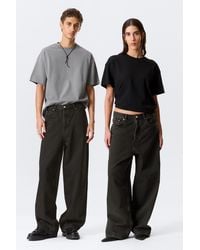 Weekday - Astro Mid Rise Loose Baggy Leg Jeans - Lyst