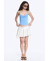 Monki - Asymmetric Wrap Mini Skirt - Lyst