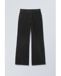 Weekday - Area Mid Rise Loose Wide Jeans - Lyst